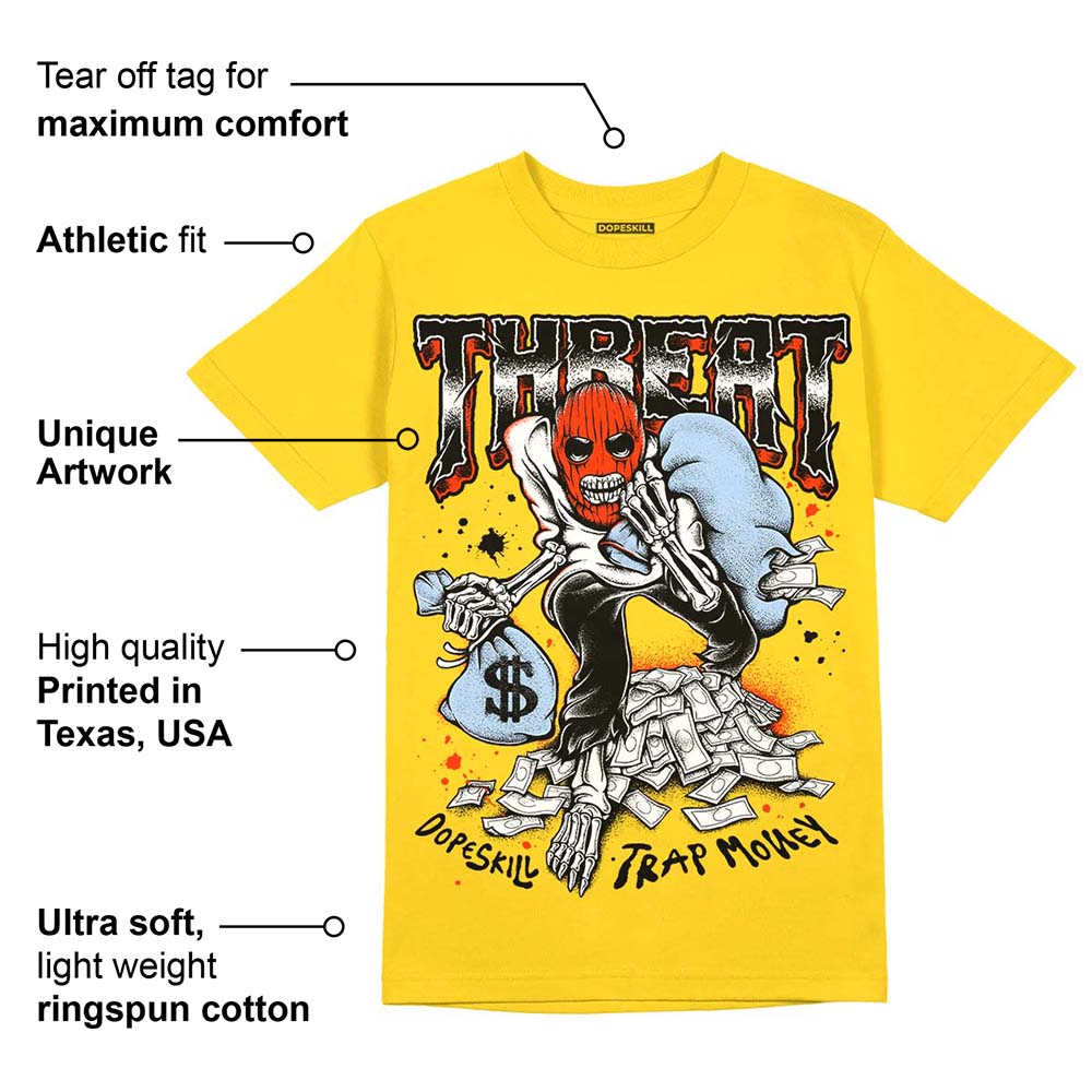 Yellow Ochre 6s superstreetwear Yellow T-shirt Threat Graphic