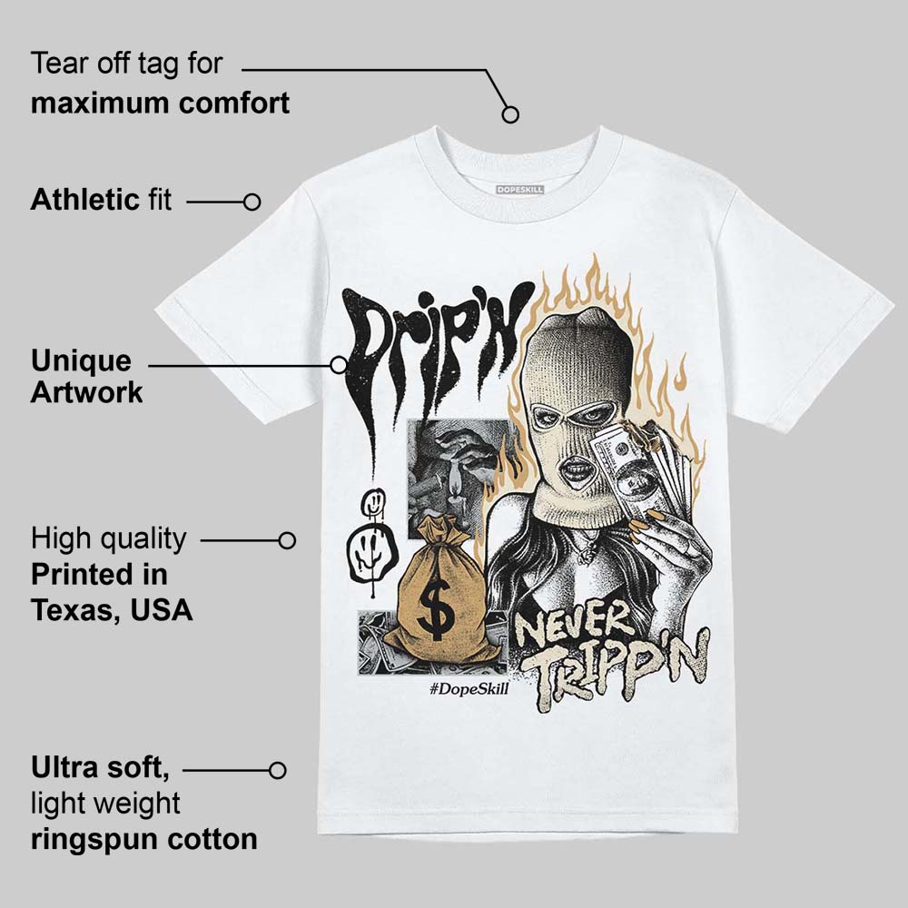 Reverse Metallic 5s superstreetwear T-Shirt Drip'n Never Tripp'n Graphic