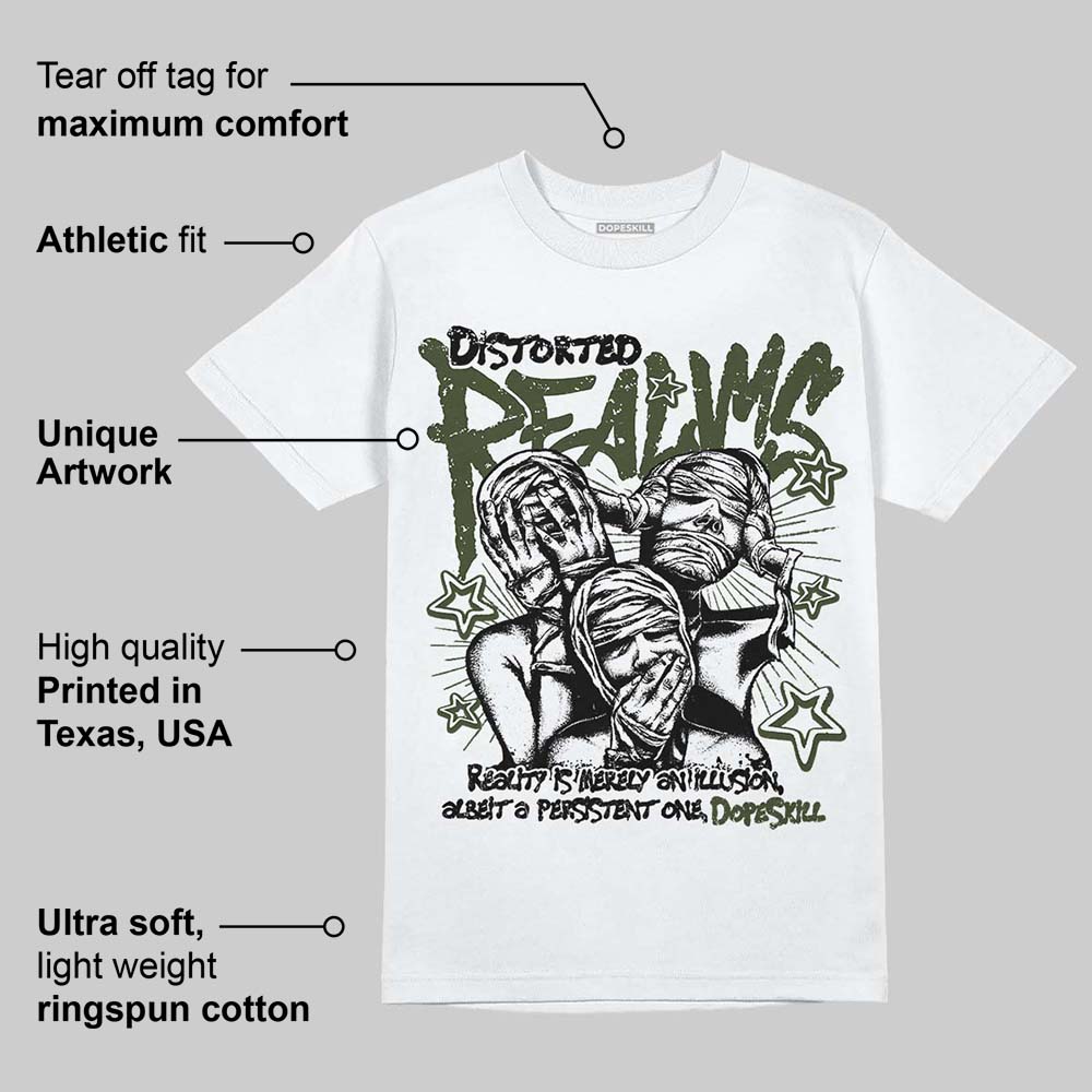 Olive Collection superstreetwear T-Shirt Distorted Realms Graphic