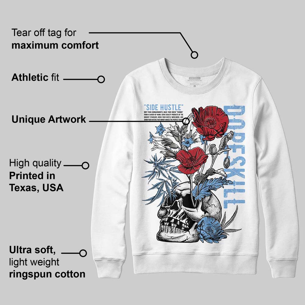 Melo 12s superstreetwear Sweatshirt Side Hustle Graphic