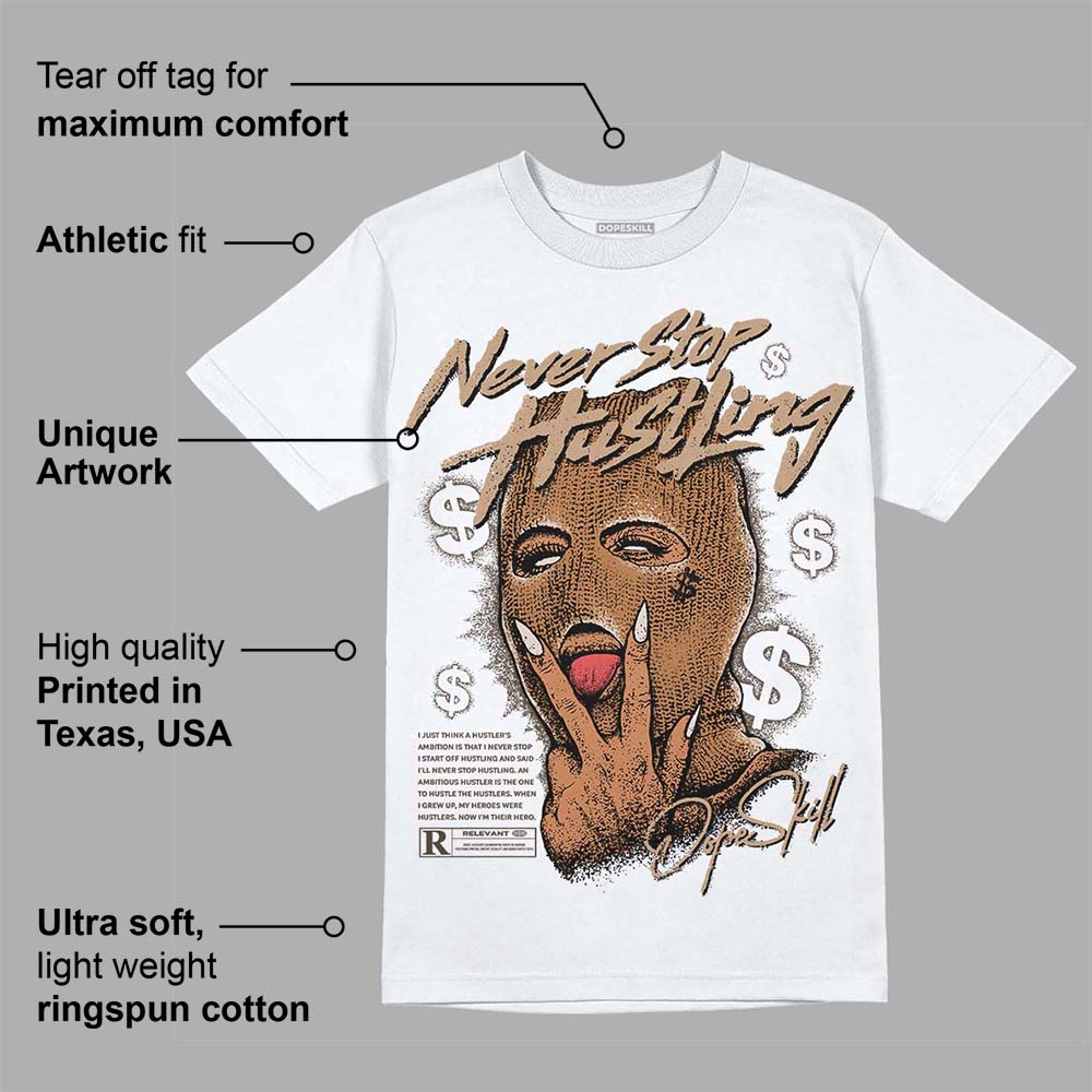 Palomino 3s superstreetwear T-Shirt Never Stop Hustling Graphic