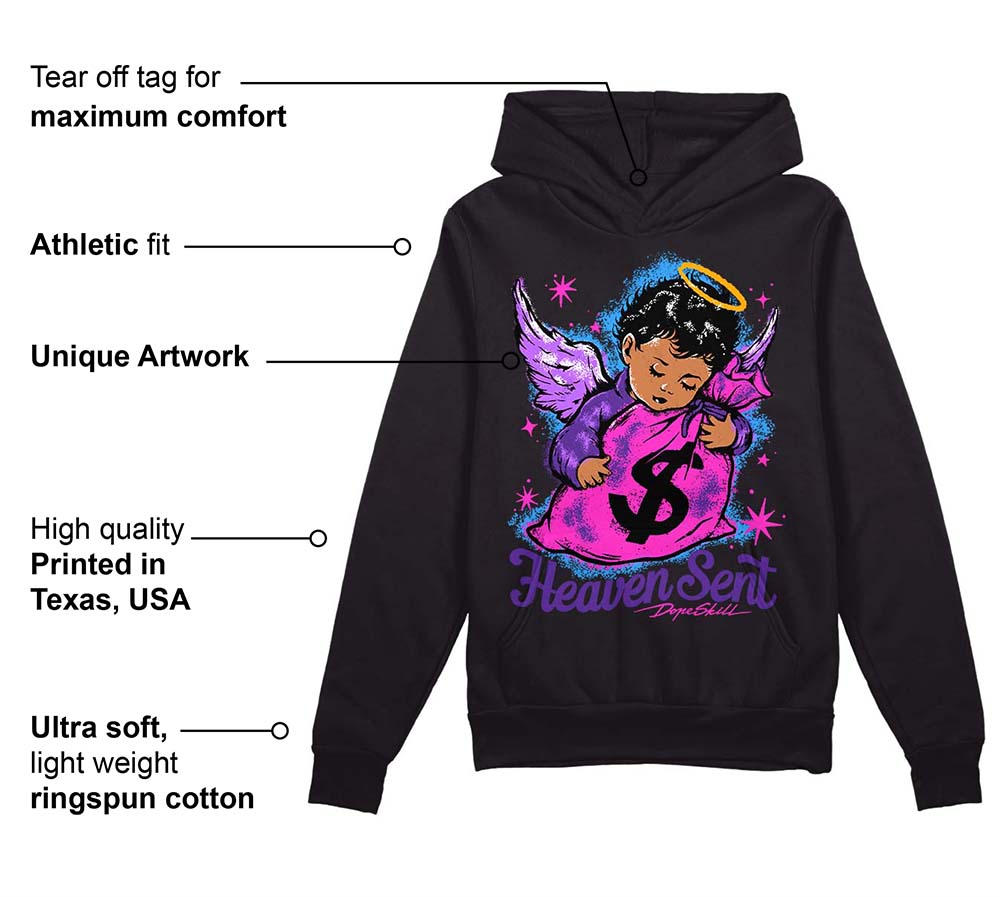 PURPLE Collection superstreetwear Hoodie Sweatshirt Heaven Sent Graphic