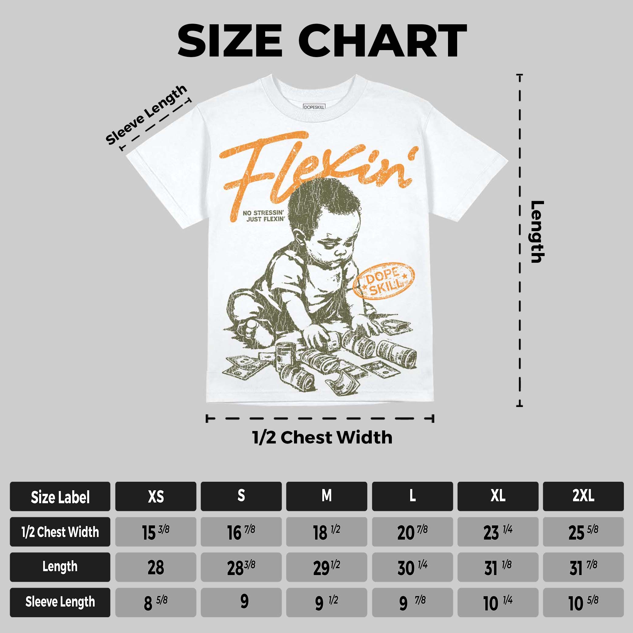 Olive 5s superstreetwear Oversize Print T-Shirt Flexin' Graphic