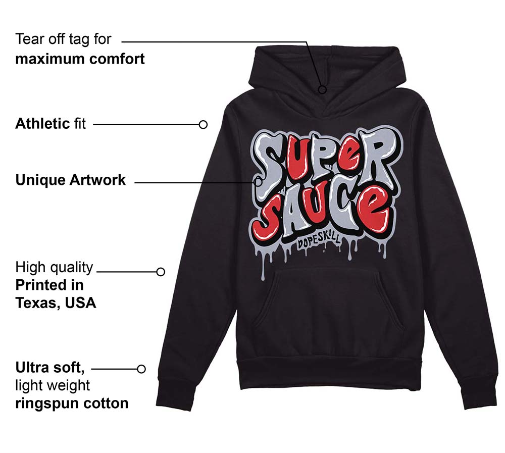 Bred Reimagined 4s superstreetwear Hoodie Sweatshirt Super Sauce Graphic