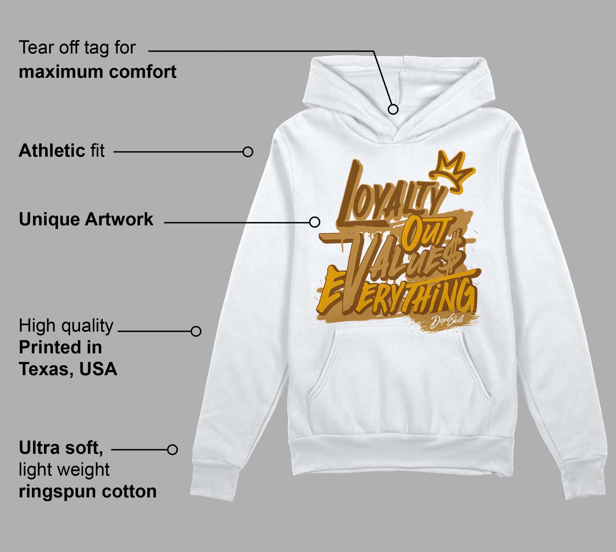 Wheat 13s superstreetwear Hoodie Sweatshirt LOVE Graphic