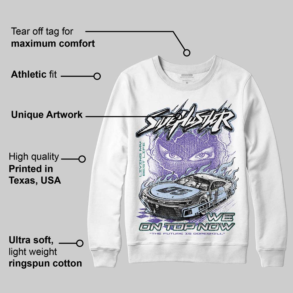 Grape 5s superstreetwear Sweatshirt New Side Hustler Graphic