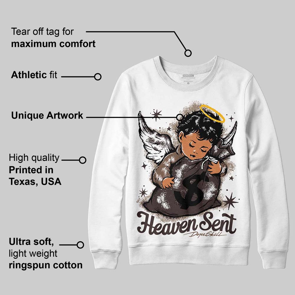 Baroque Brown 12s superstreetwear Sweatshirt Heaven Sent Graphic