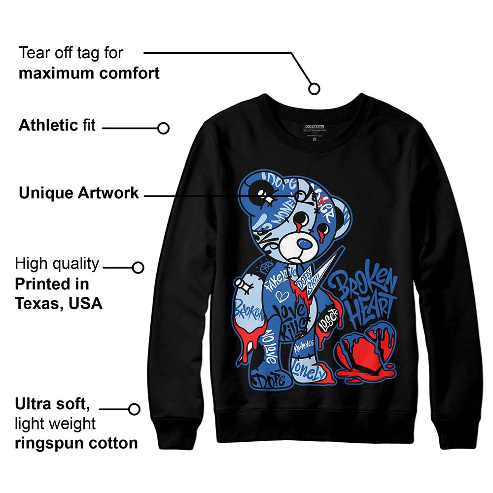 Space Jam 11s superstreetwear Sweatshirt Broken Heart Graphic