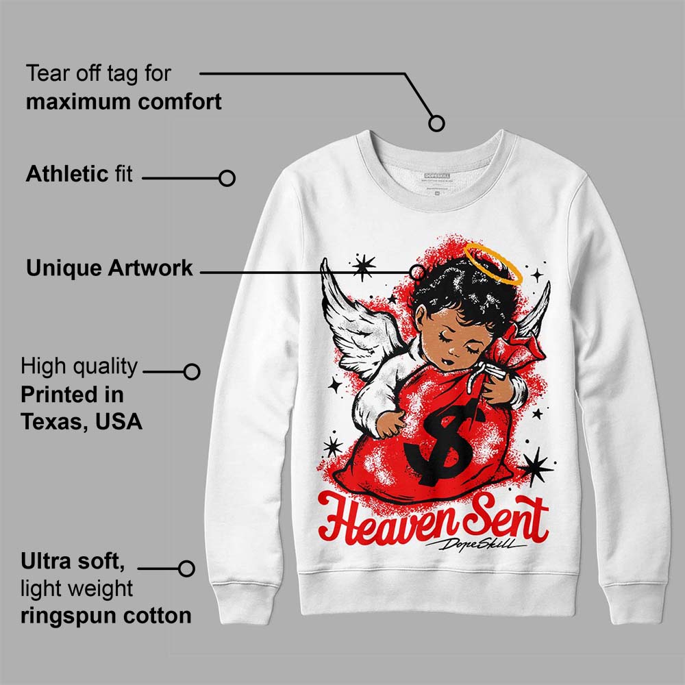 Cherry 12s superstreetwear Sweatshirt Heaven Sent Graphic