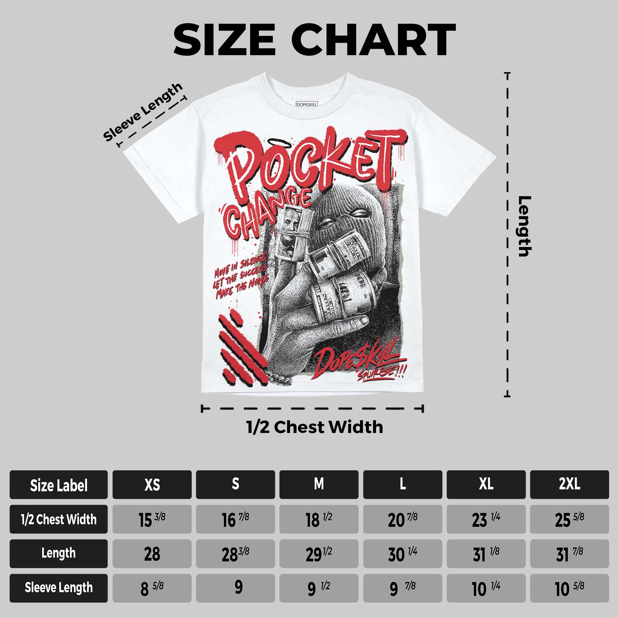 Fire Red 3s superstreetwear Oversize Print T-Shirt Pocket Change Graphic
