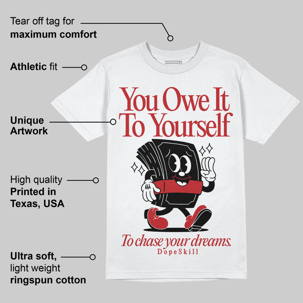 Red Taxi 12s superstreetwear T-Shirt Owe It To Yourself Graphic