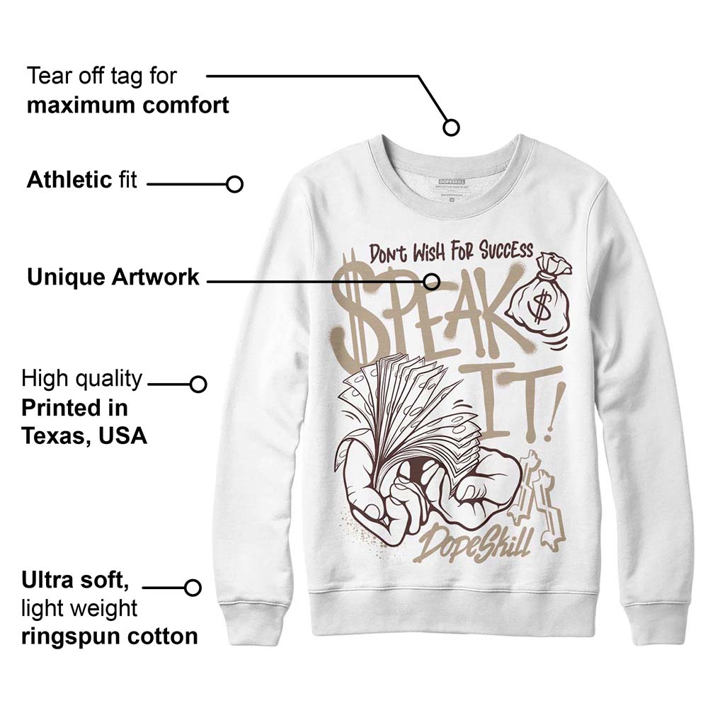 Latte 1s superstreetwear Sweatshirt Speak It Graphic