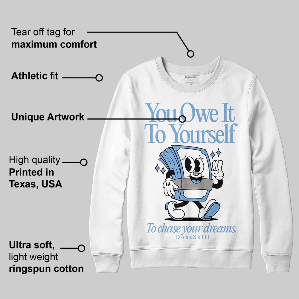 Melo 12s superstreetwear Sweatshirt Owe It To Yourself Graphic