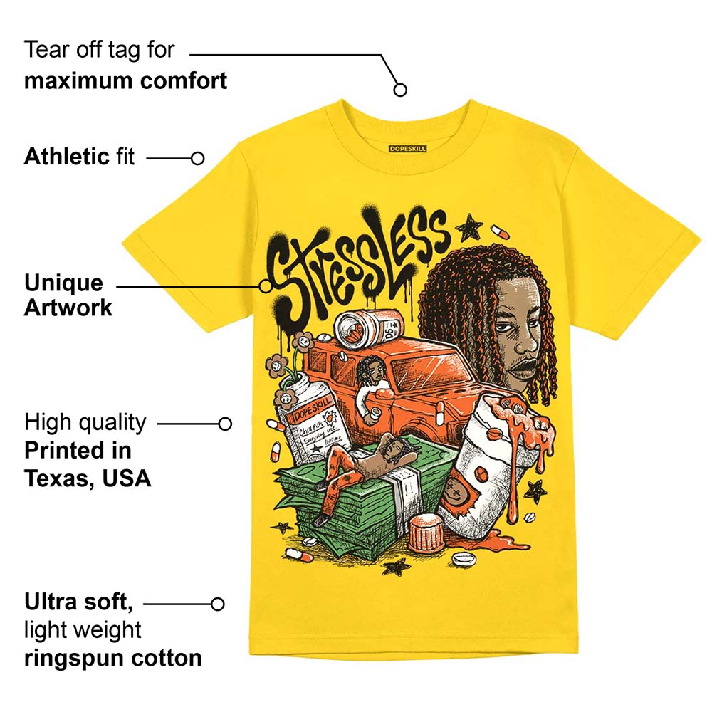 Yellow Collection superstreetwear Gold T-shirt Stressless Graphic