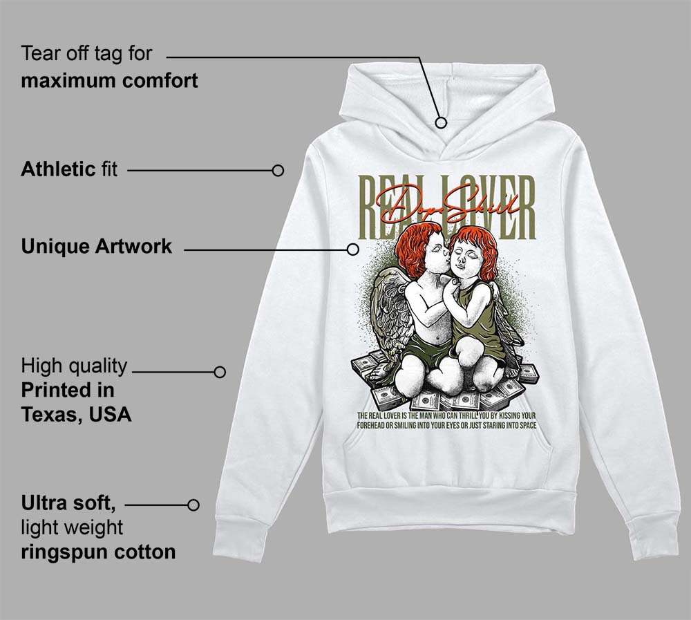 Olive Collection superstreetwear Hoodie Sweatshirt Real Lover Graphic