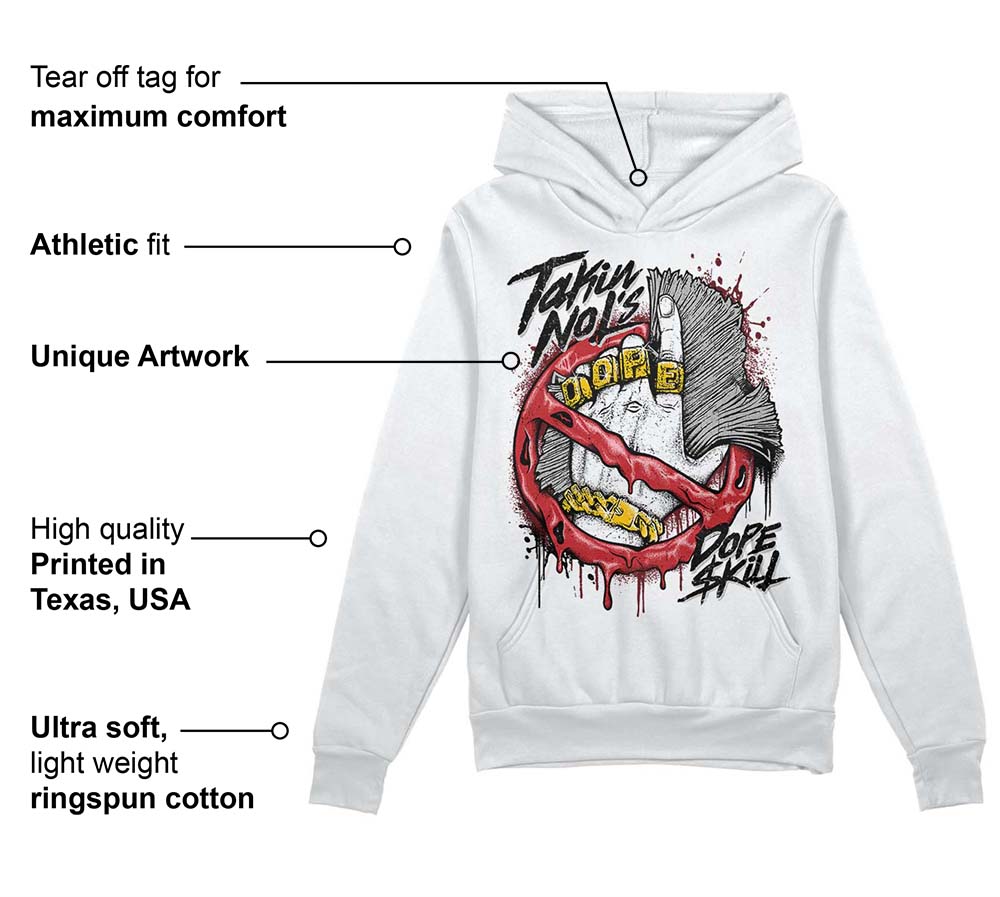 Red Taxi 12s superstreetwear Hoodie Sweatshirt Takin No L's Graphic