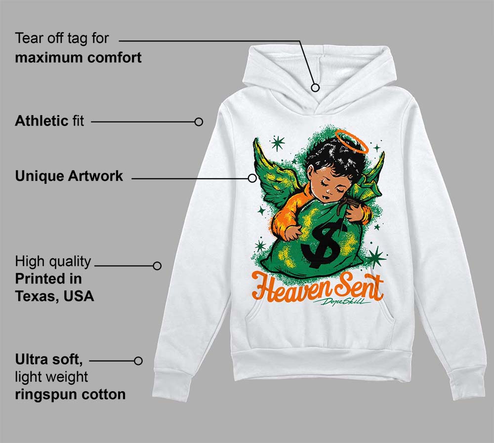 Green Collection superstreetwear Hoodie Sweatshirt Heaven Sent Graphic