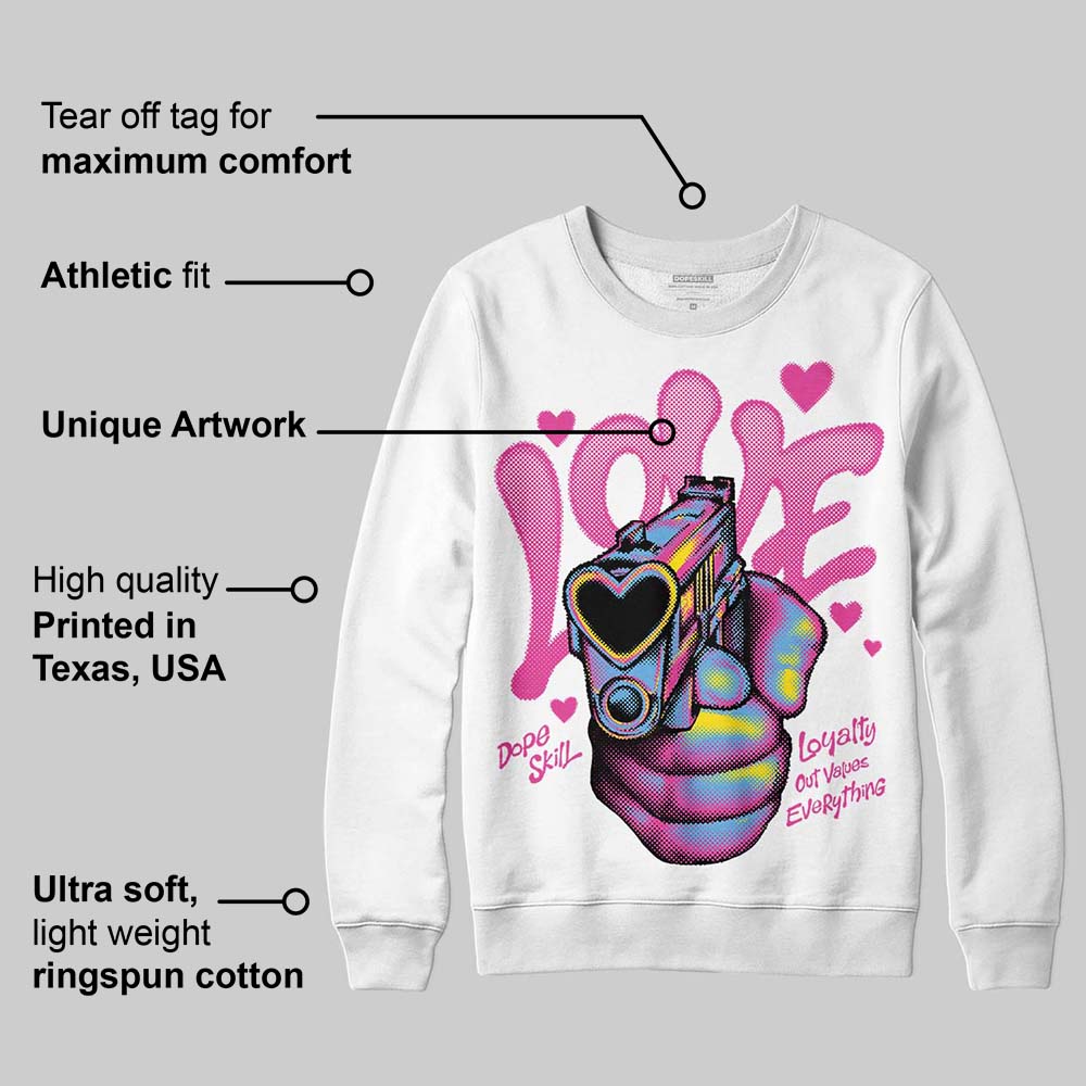 Triple Pink Dunk superstreetwear Sweatshirt Love Shot Graphic