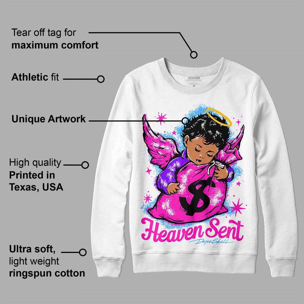 Dunk Active Fuchsia superstreetwear Sweatshirt Heaven Sent Graphic