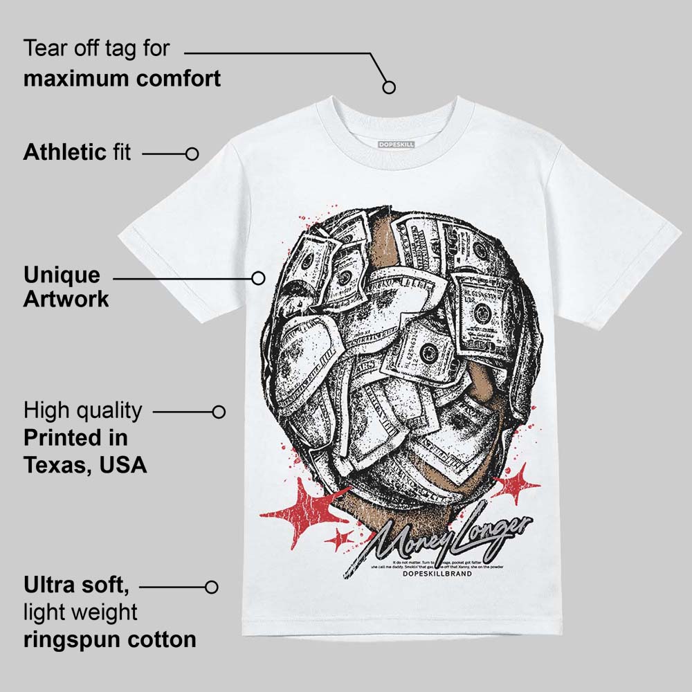 White Cement 4s superstreetwear T-Shirt Money Longer Graphic