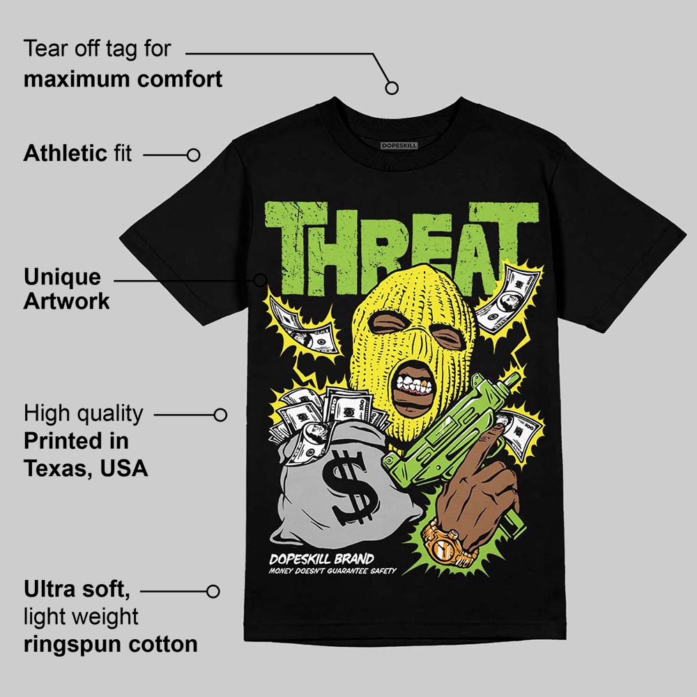 Neon Green Collection superstreetwear T-Shirt Under Threat Graphic
