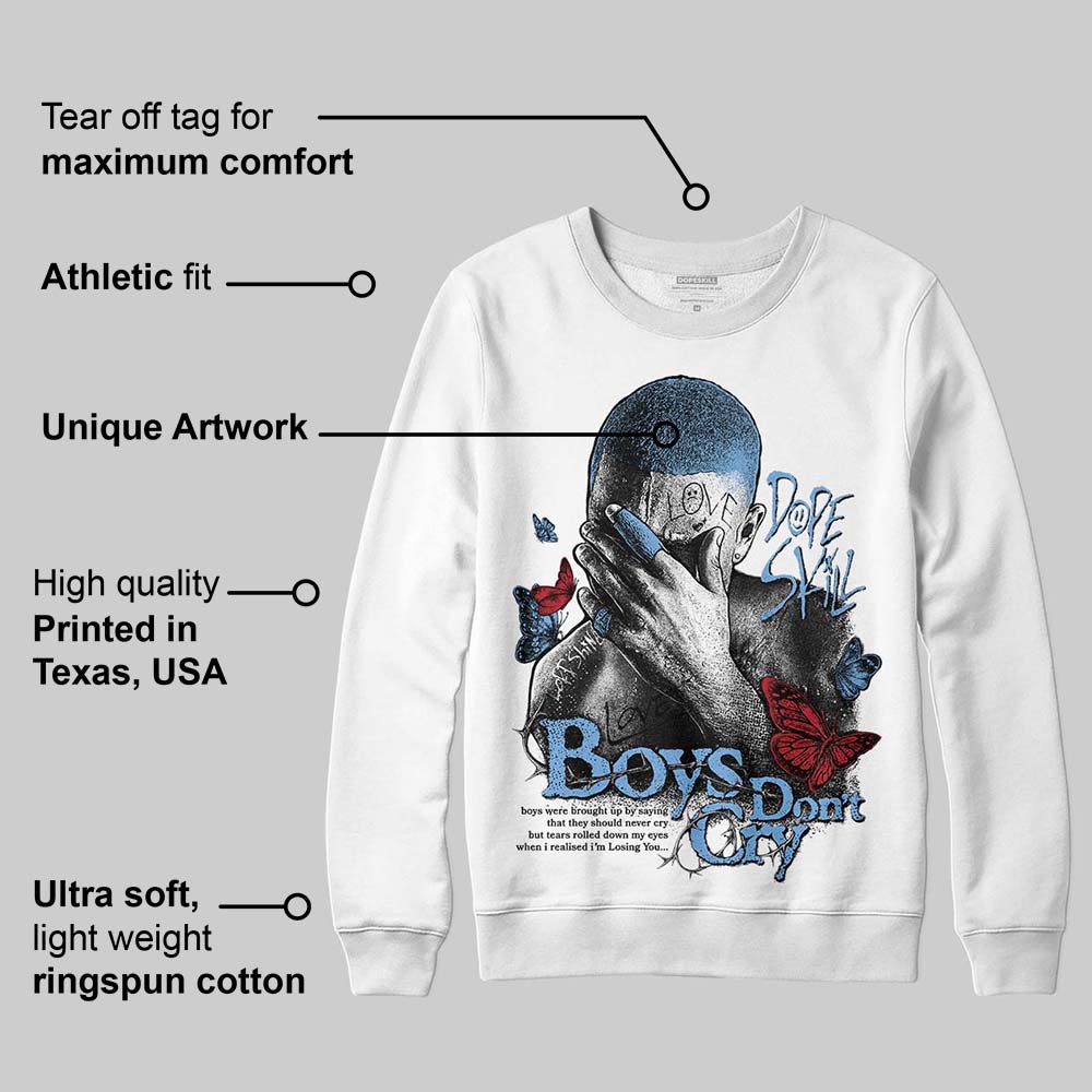 Melo 12s superstreetwear Sweatshirt Boys Don't Cry Graphic