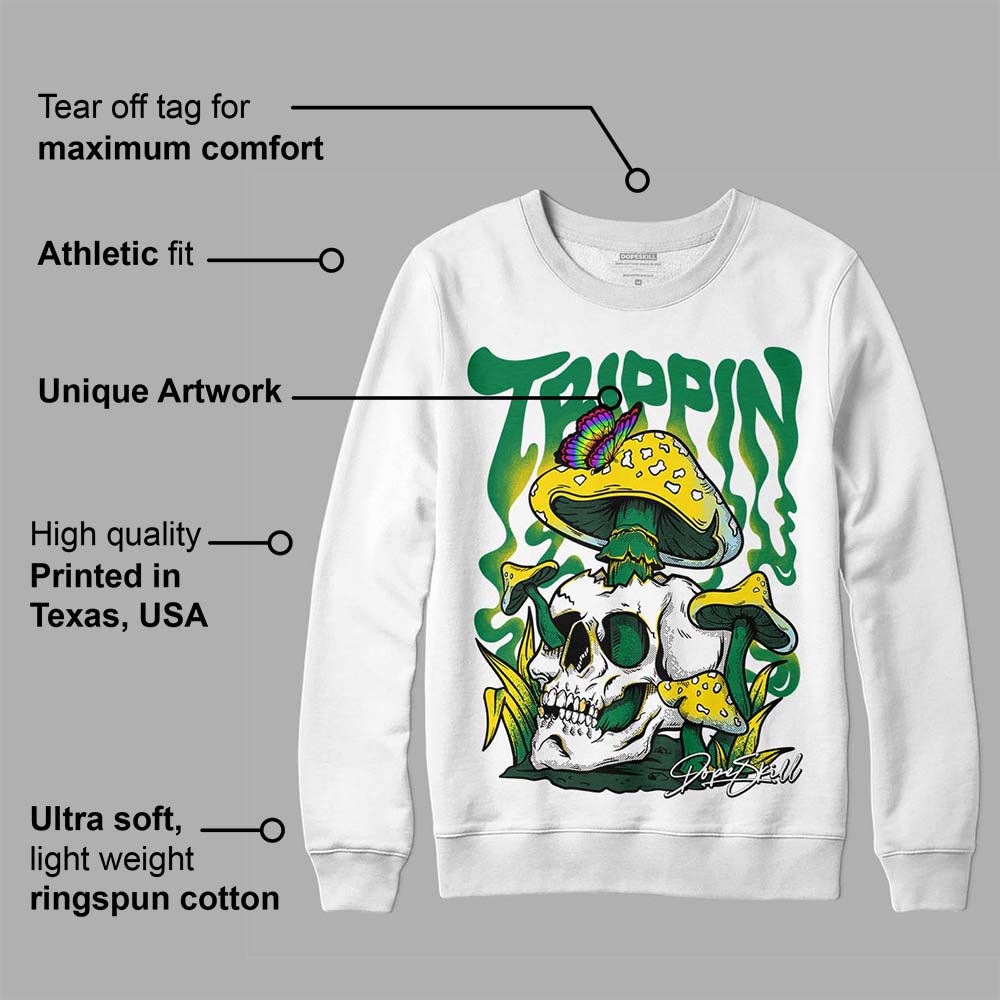Lucky Green 5s superstreetwear Sweatshirt Trippin Graphic