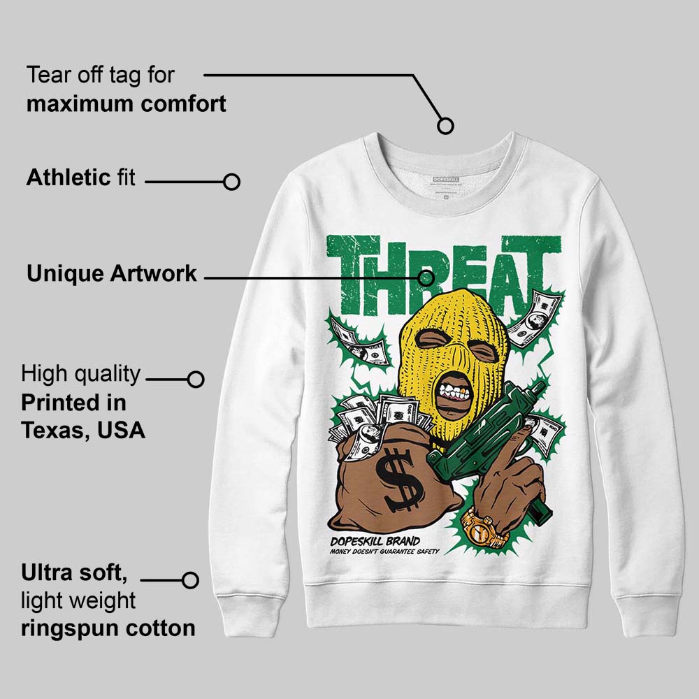 Green Collection superstreetwear Sweatshirt Under Threat Graphic
