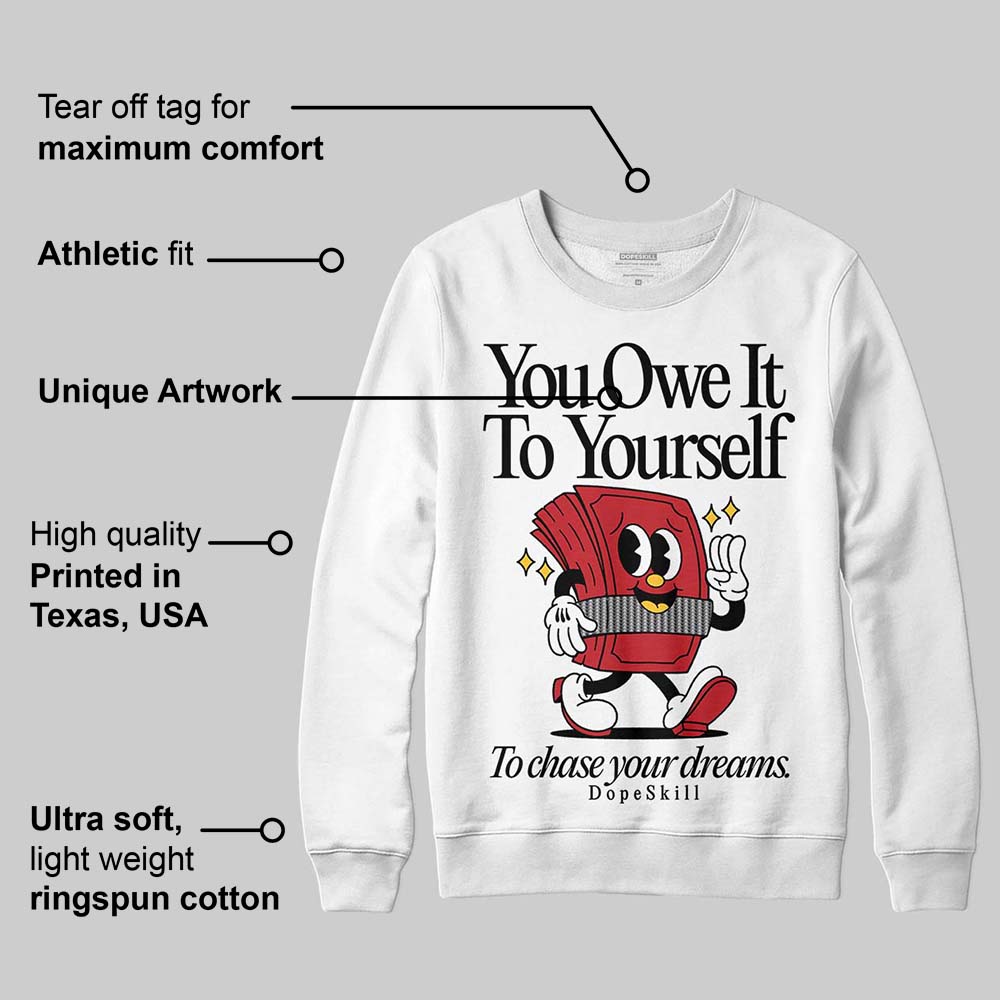 Ferrari 14s superstreetwear Sweatshirt Owe It To Yourself Graphic