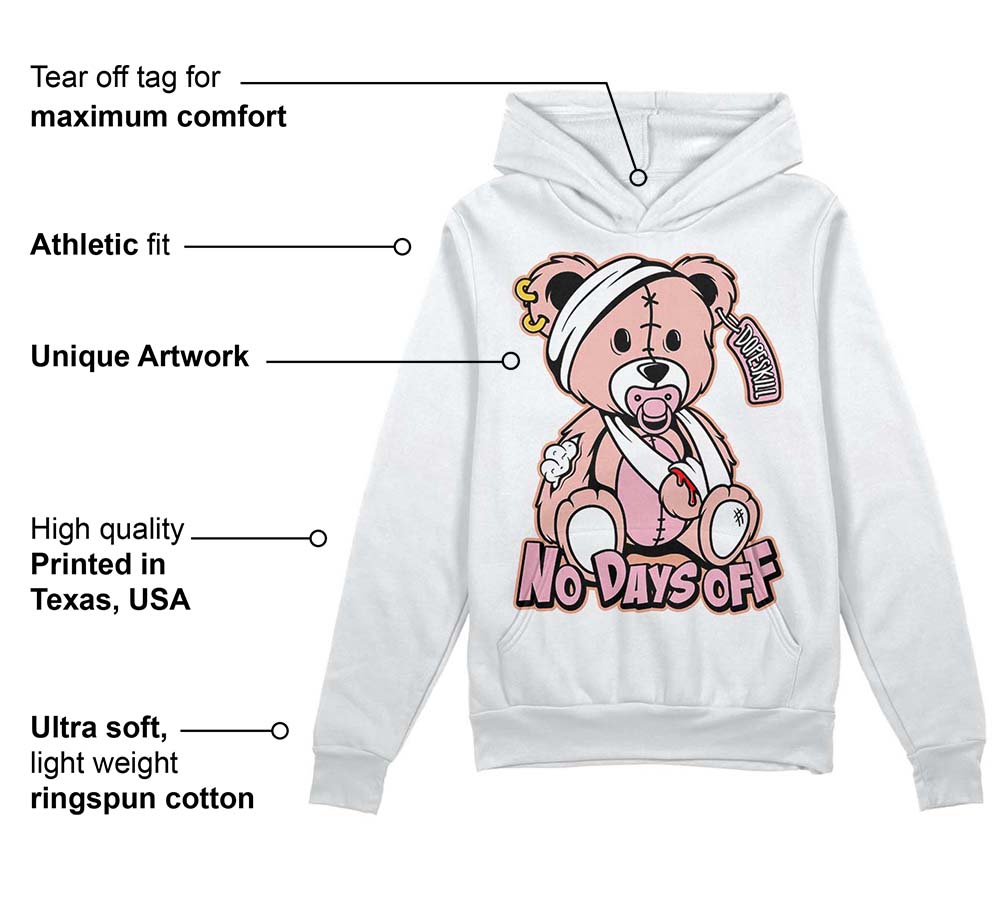 Legend Pink 11s superstreetwear Hoodie Sweatshirt Hurt Bear Graphic