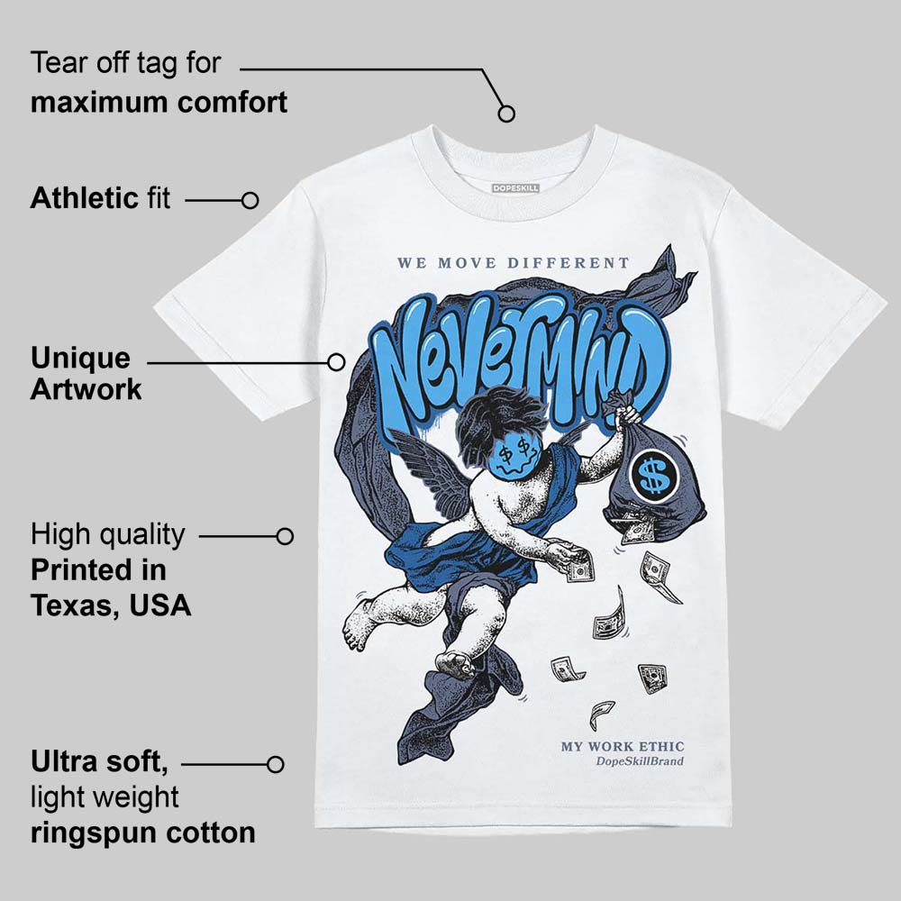 Diffused Blue 11s superstreetwear T-Shirt Nevermind Graphic