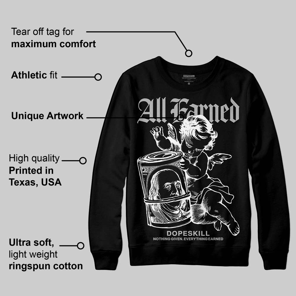 Dunk Panda White Black superstreetwear Sweatshirt All Earned Graphic