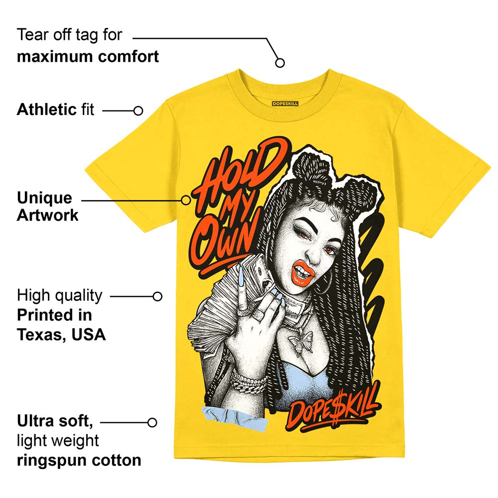 Yellow Ochre 6s superstreetwear Yellow T-shirt New H.M.O Graphic