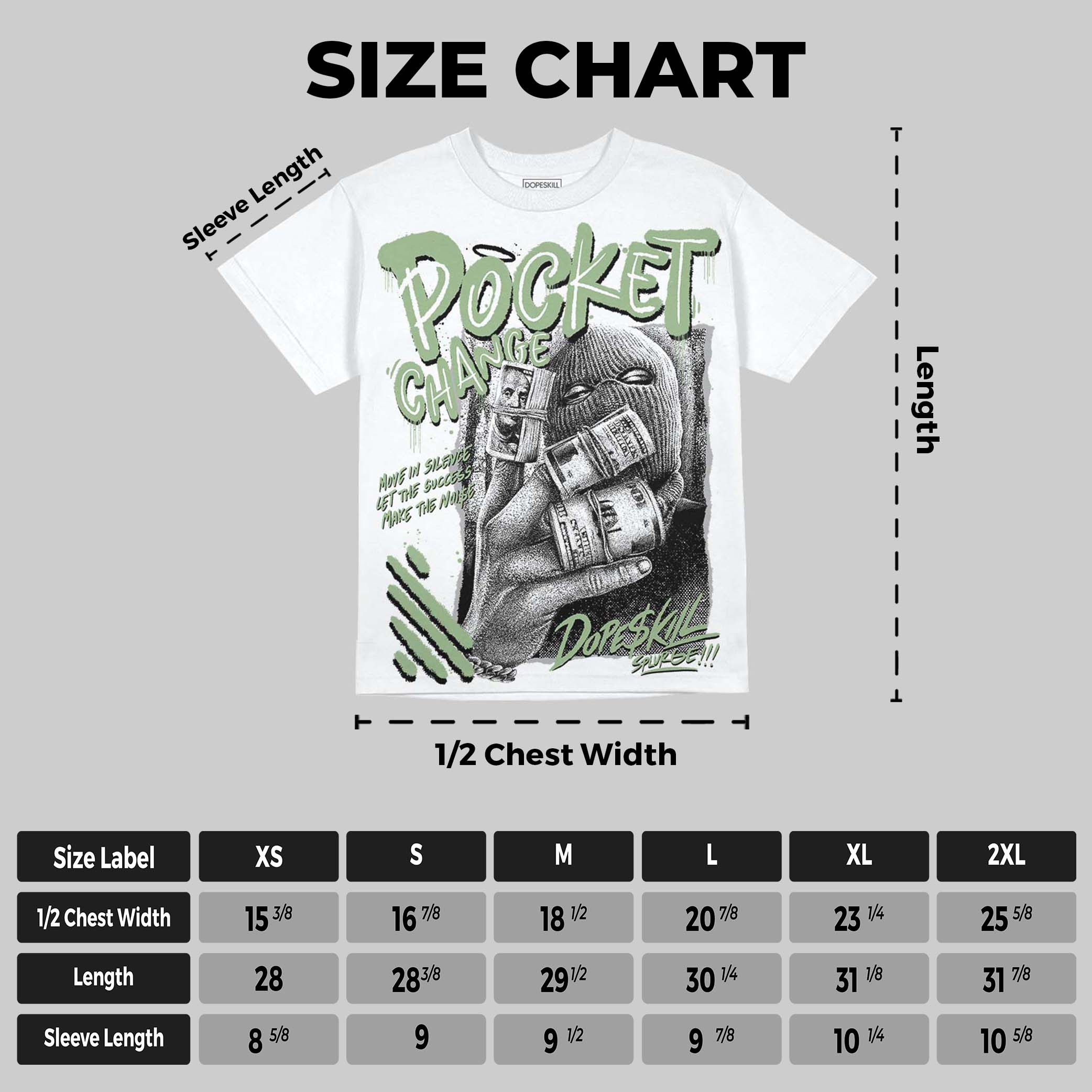 Seafoam 4s superstreetwear Oversize Print T-Shirt Pocket Change Graphic