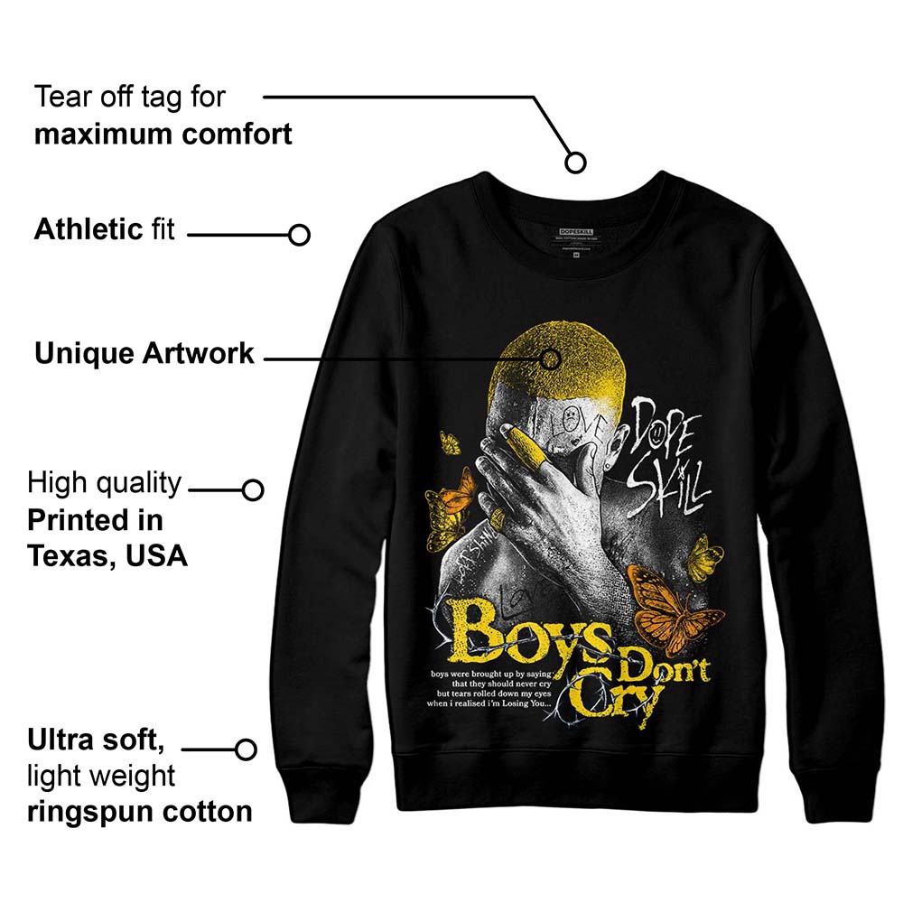 Yellow Ochre 6s superstreetwear Sweatshirt Boys Don't Cry Graphic
