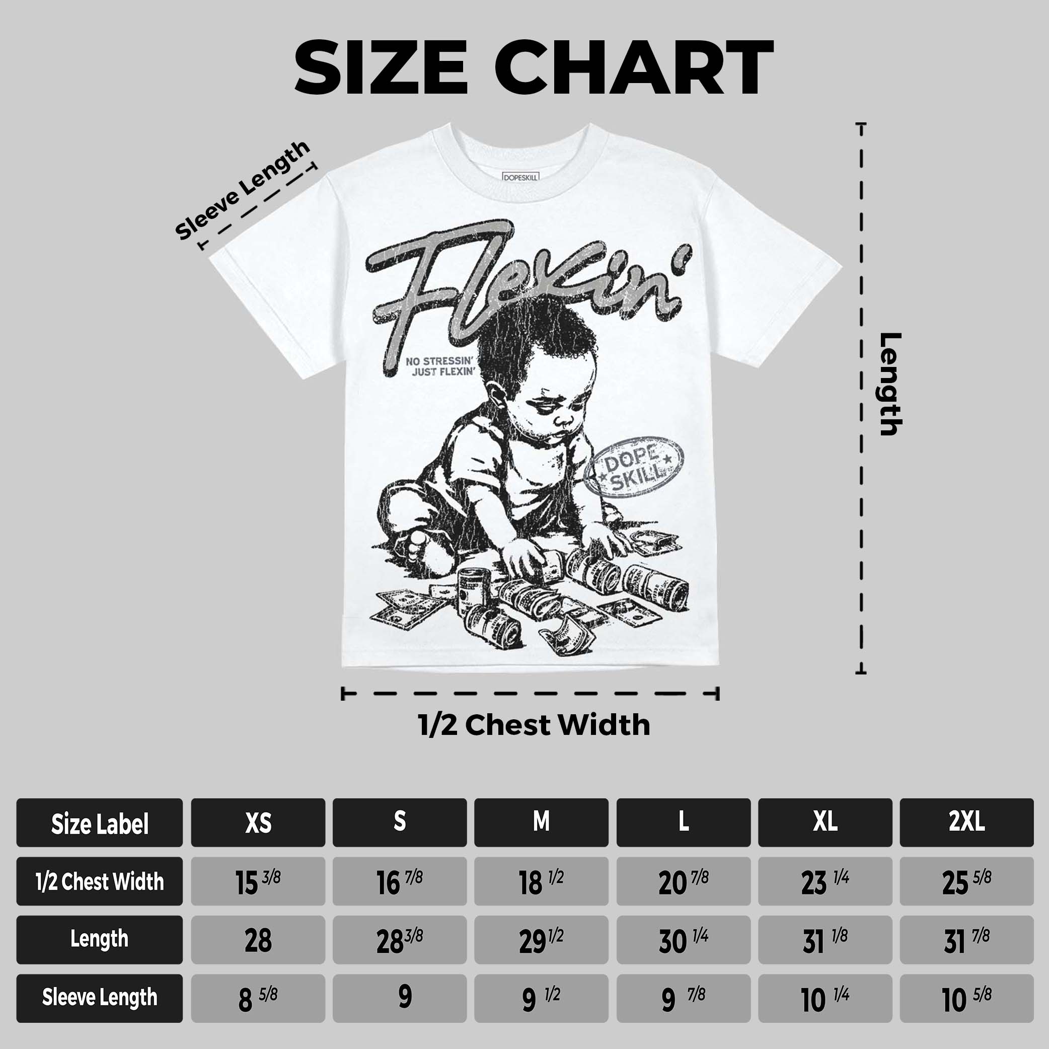 Cool Grey 11s superstreetwear Oversize Print T-Shirt Flexin' Graphic