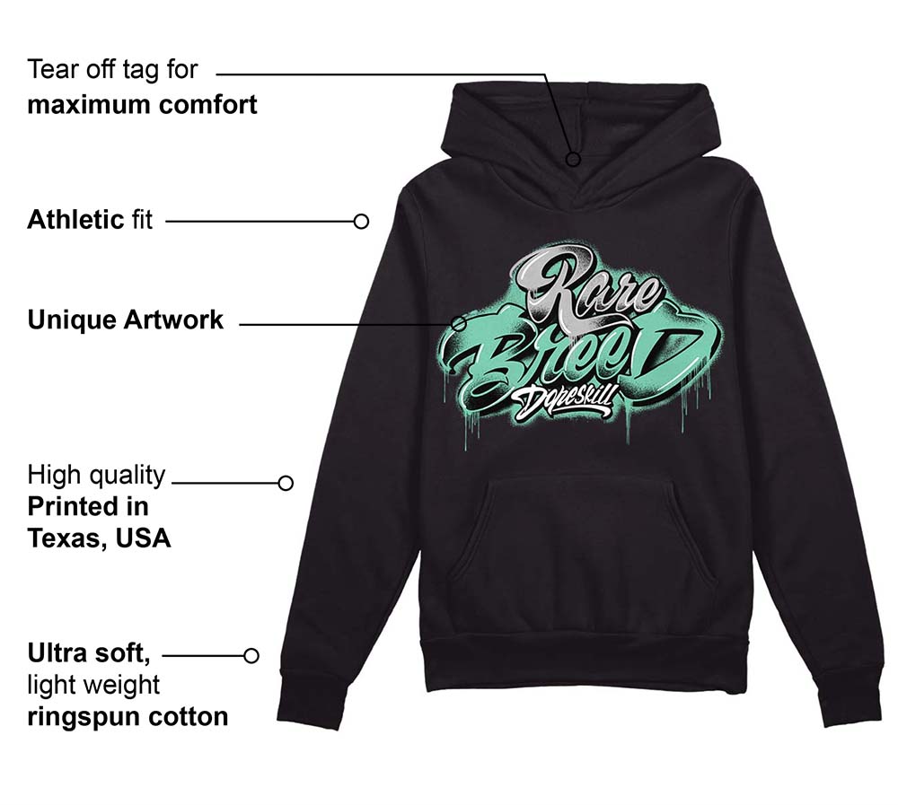 Green Glow 3s superstreetwear Hoodie Sweatshirt Rare Breed Type Graphic