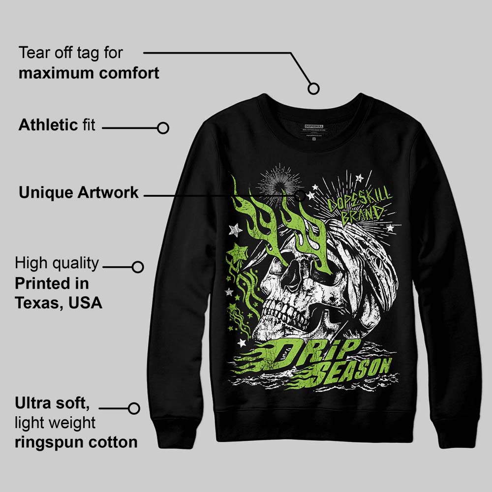 Neon Green Collection superstreetwear Sweatshirt Drip Season Graphic