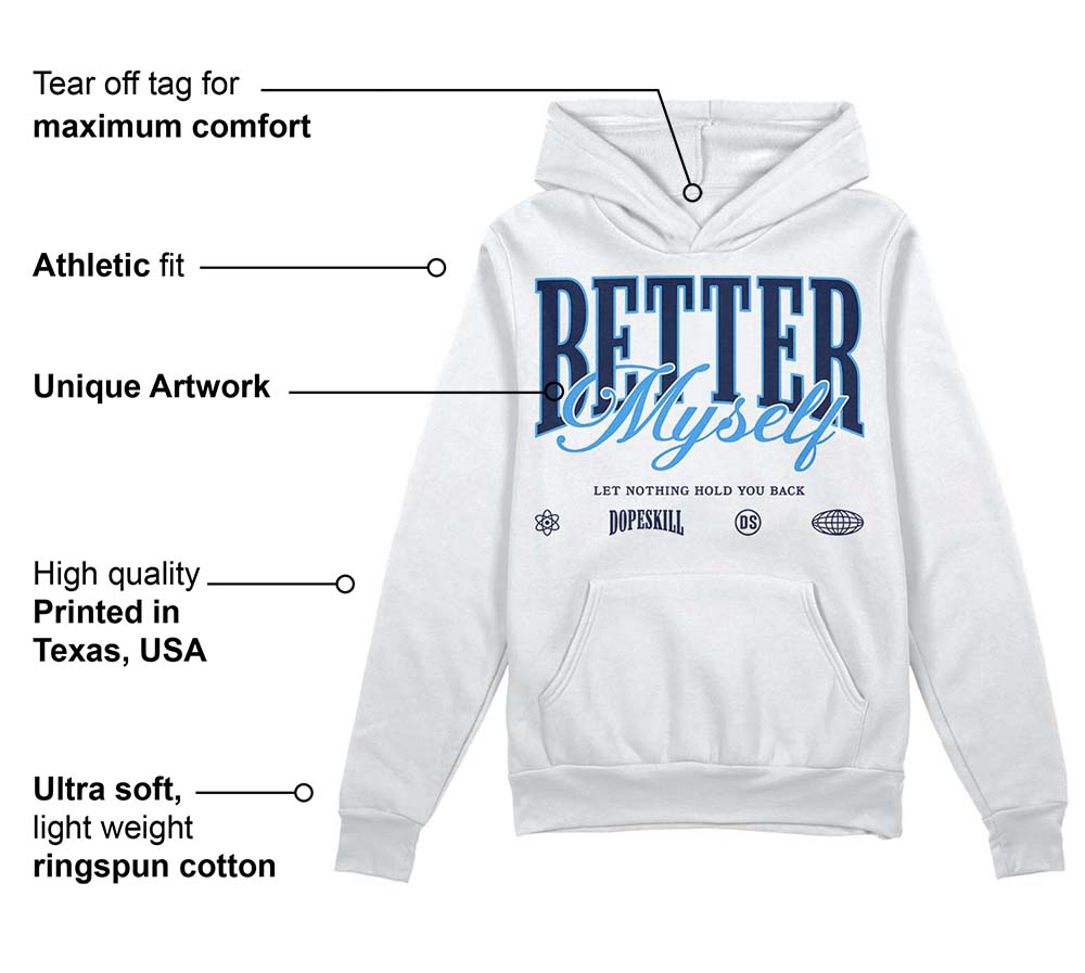 AJ Spizike White Obsidian superstreetwear Hoodie Sweatshirt Better Myself Graphic