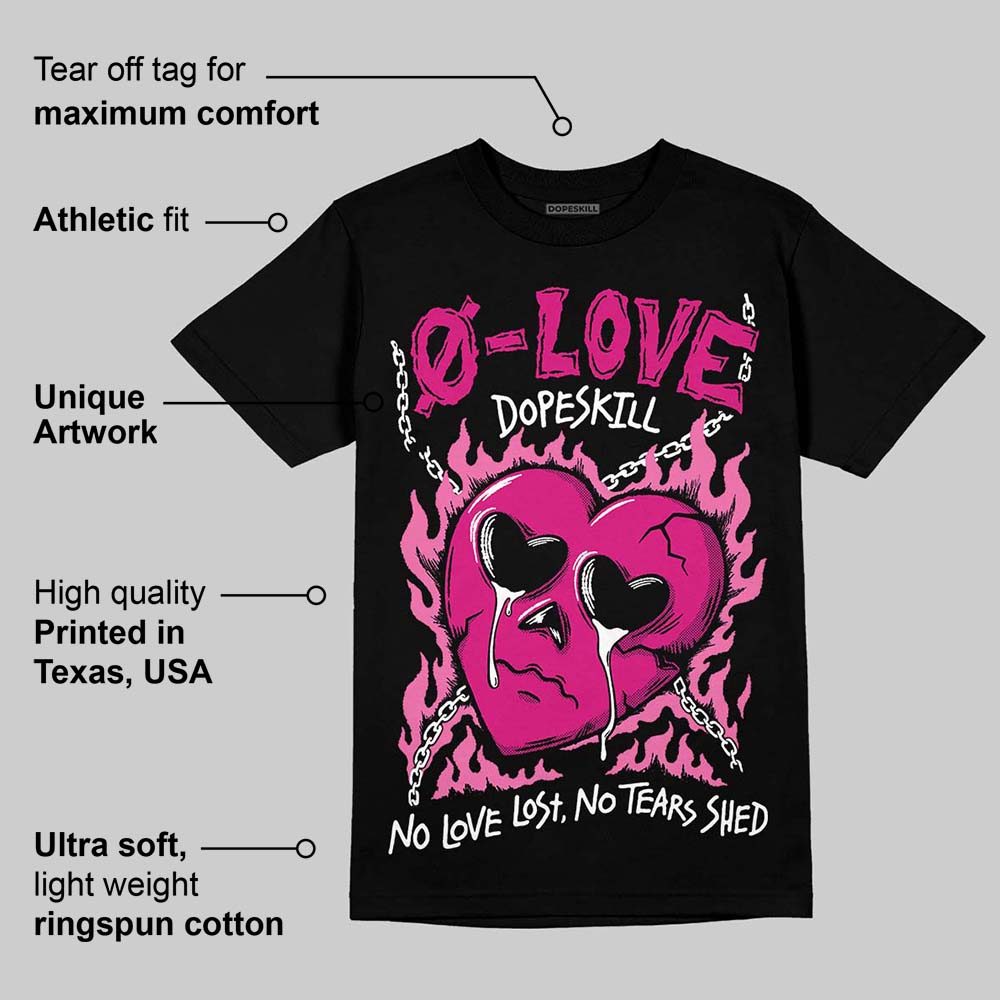Rick RO Pink Leather Sneakers superstreetwear T-Shirt Crying Heart Graphic