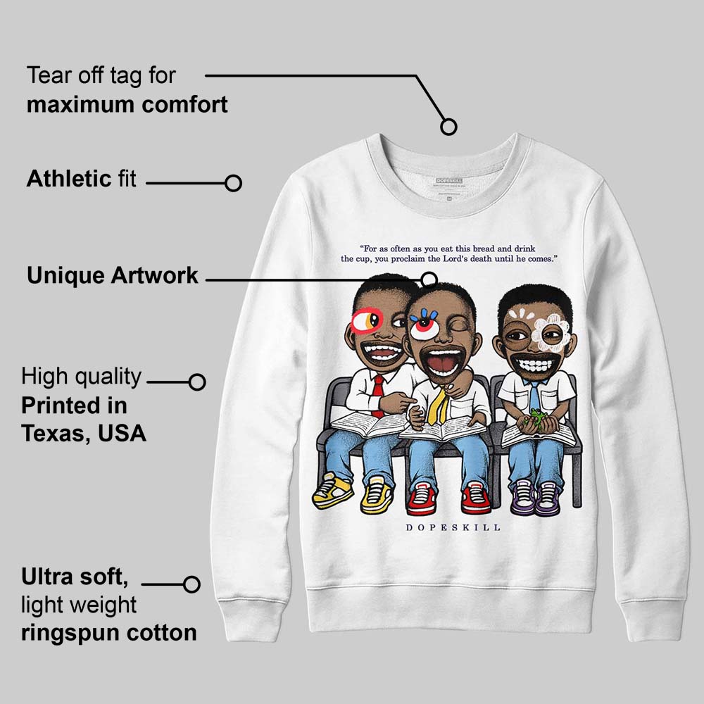 University Blue Collection superstreetwear Sweatshirt First Sunday Graphic