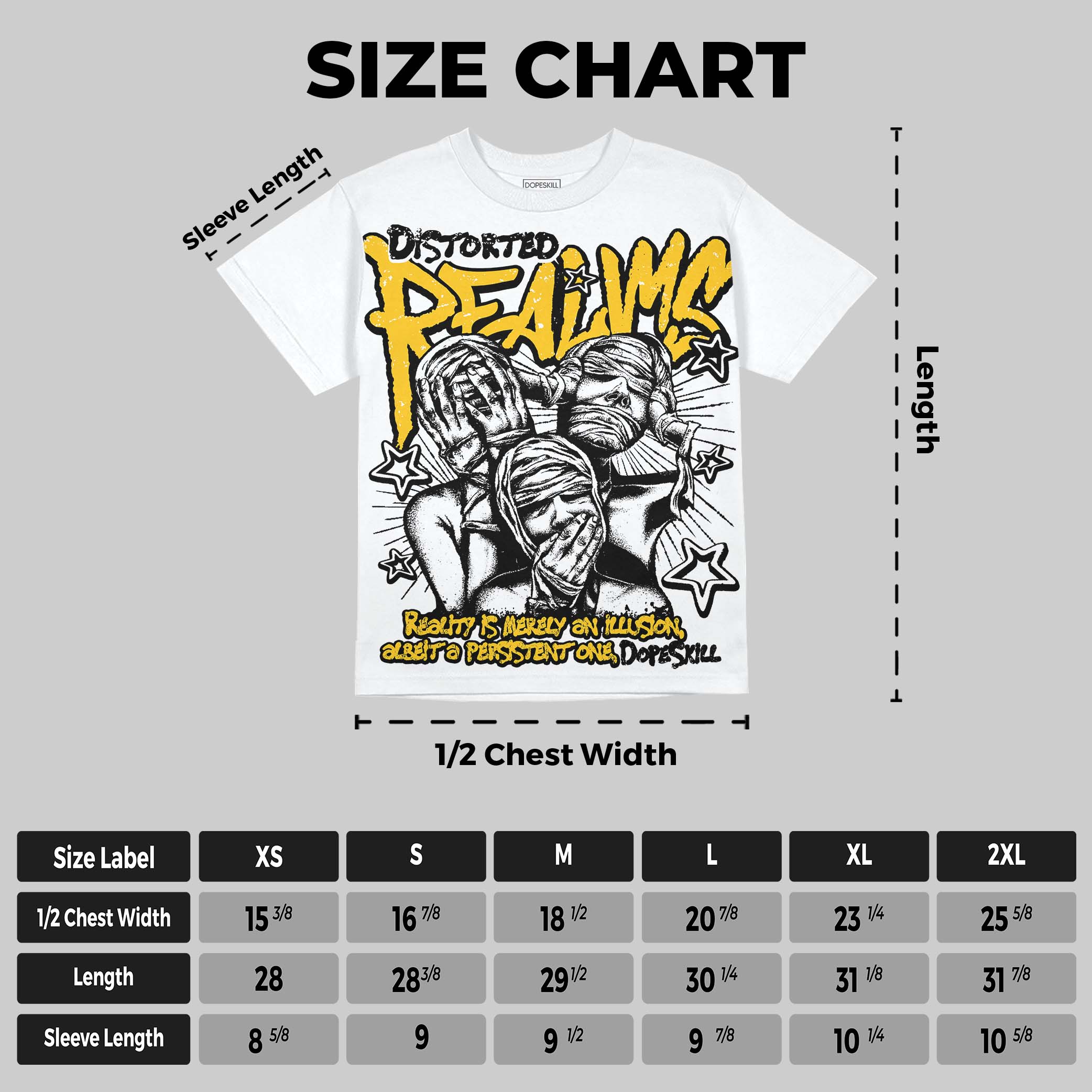 Yellow Collection superstreetwear Oversize Print T-Shirt Distorted Realms Graphic