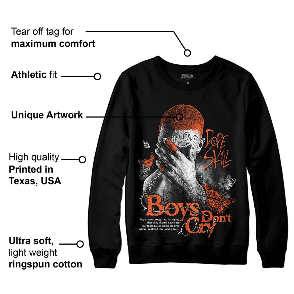 Georgia Peach 3s superstreetwear Sweatshirt Boys Don't Cry Graphic
