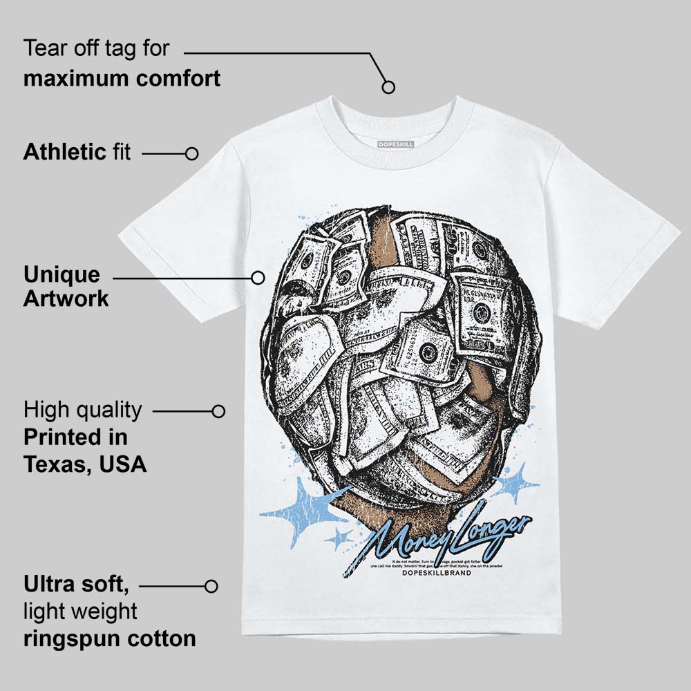 University Blue Collection superstreetwear T-Shirt Money Longer Graphic