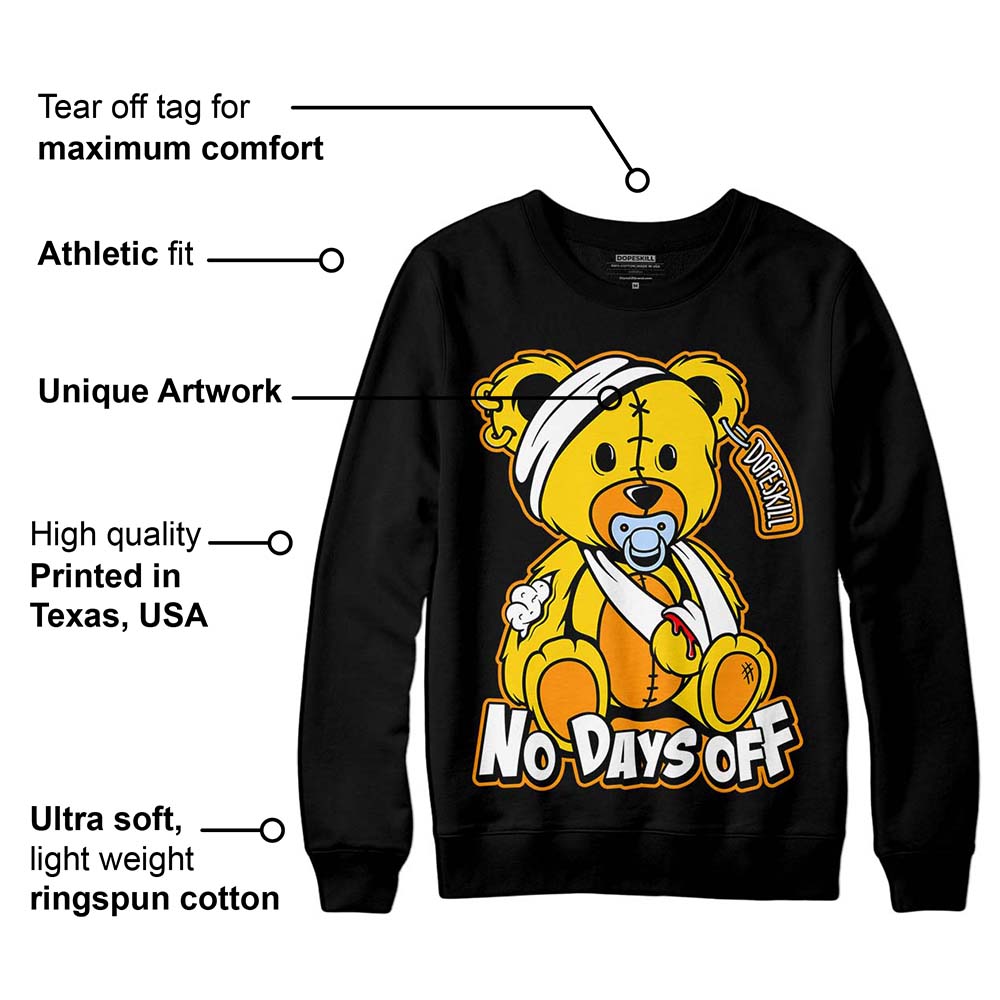 Yellow Ochre 6s superstreetwear Sweatshirt Hurt Bear Graphic