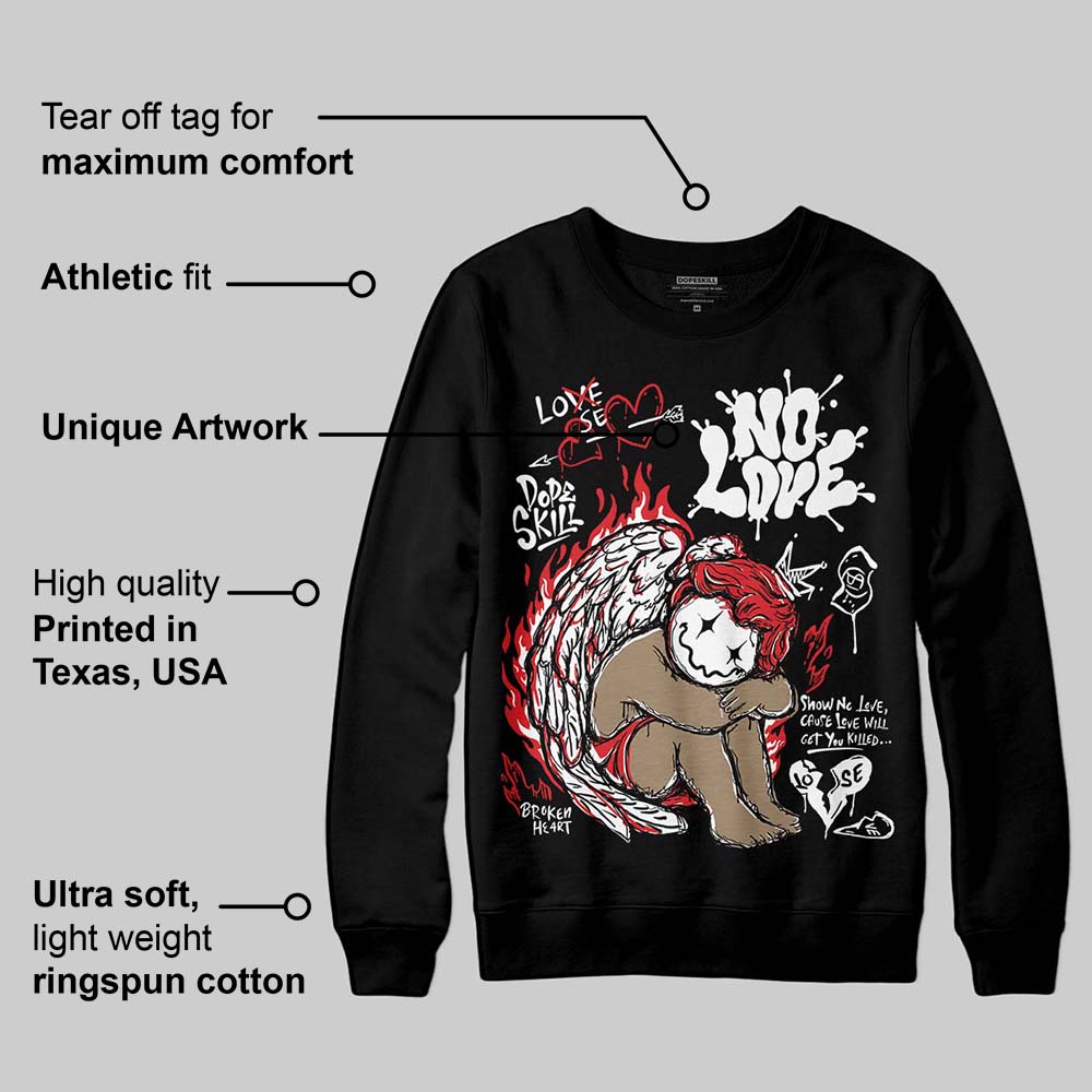 Dunk Panda White Black superstreetwear Sweatshirt No Love Graphic