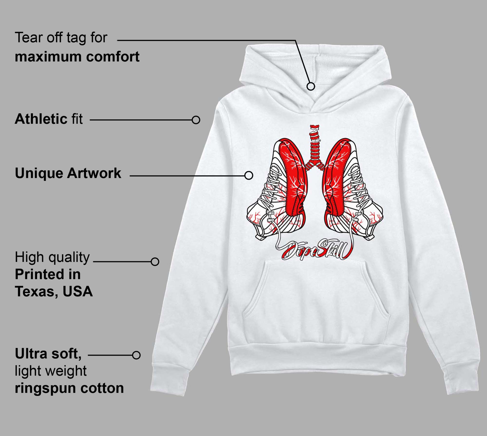 Cherry 12s superstreetwear Hoodie Sweatshirt Breathe Graphic