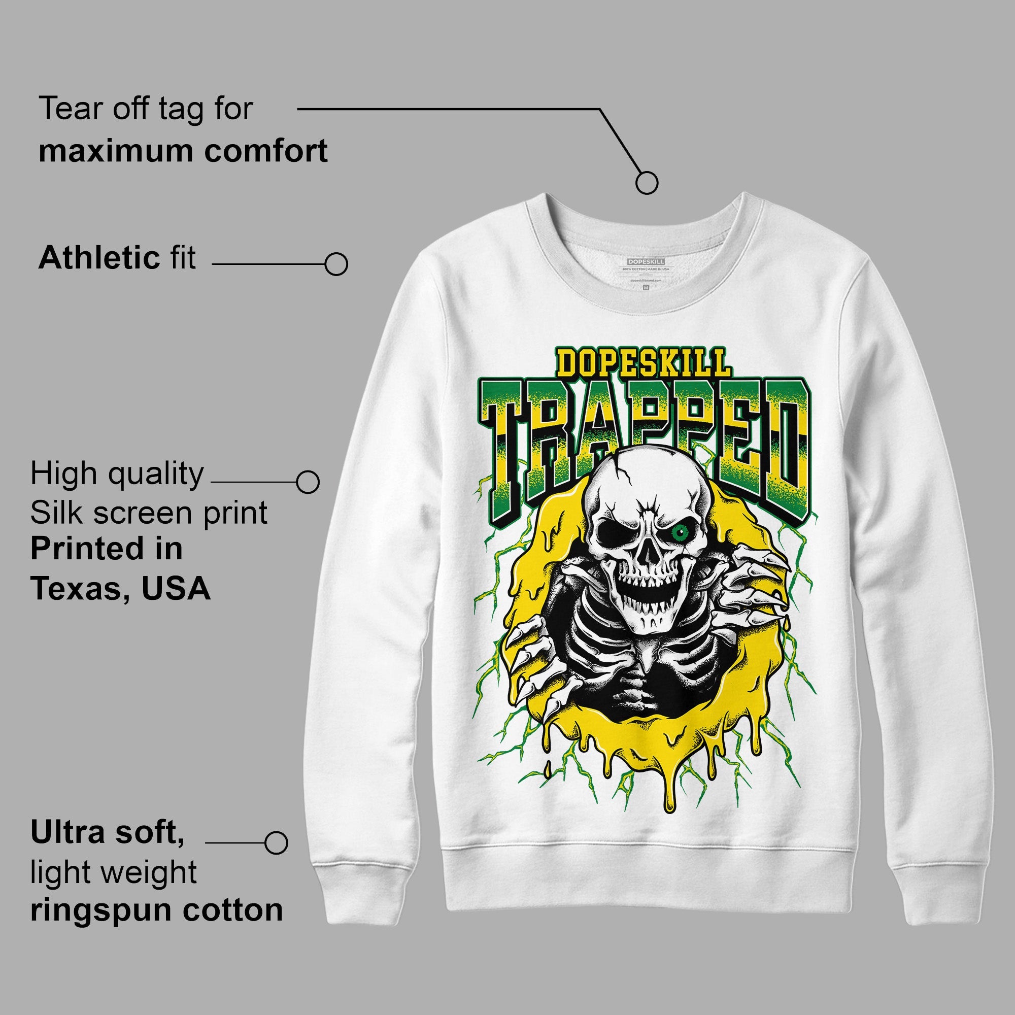 Dunk Low Reverse Brazil superstreetwear Sweatshirt Trapped Halloween Graphic