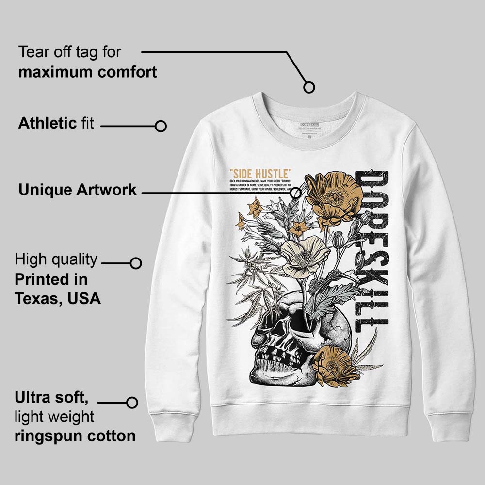 Reverse Metallic 5s superstreetwear Sweatshirt Side Hustle Graphic