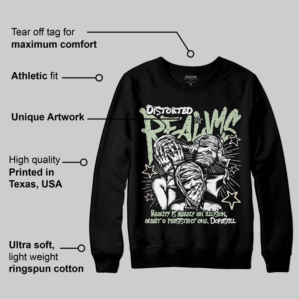 Seafoam 4s 2025 superstreetwear Sweatshirt Distorted Realms Graphic